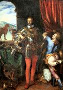 CAMPI, Giulio Portrait of Ottavio Farnese Norge oil painting reproduction